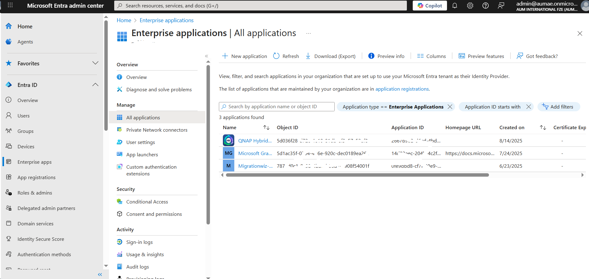 QNAP OneDrive integration screenshot